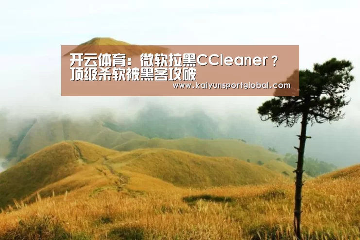 开云体育:微软拉黑CCleaner?顶级杀软被黑客攻破(图1) kaiyu体育